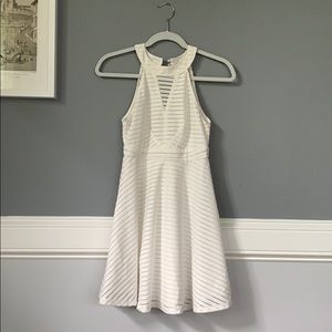 White cocktail dress